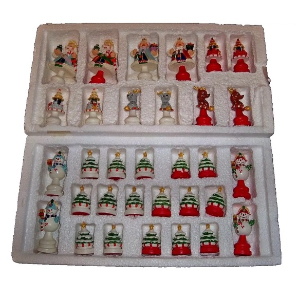 Kurt S Adler Christmas Chess Set. Used and loved - Picture 9 of 16